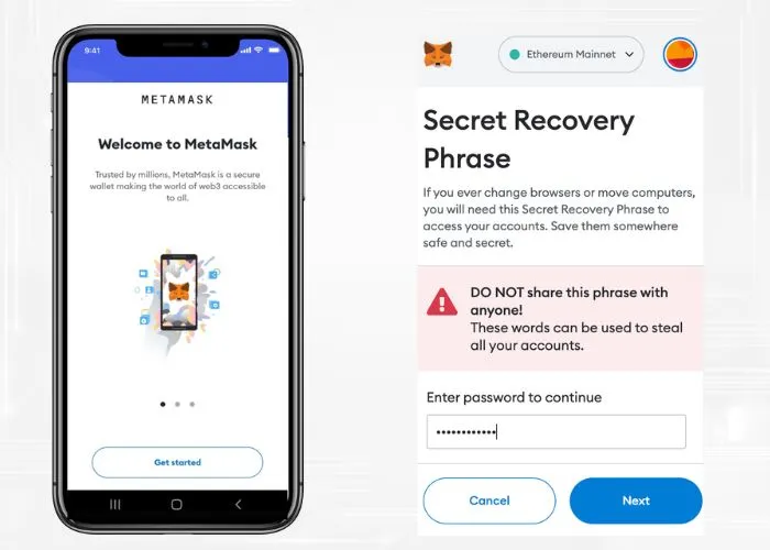 How To Enter the Secret Recovery Phrase MetaMask?